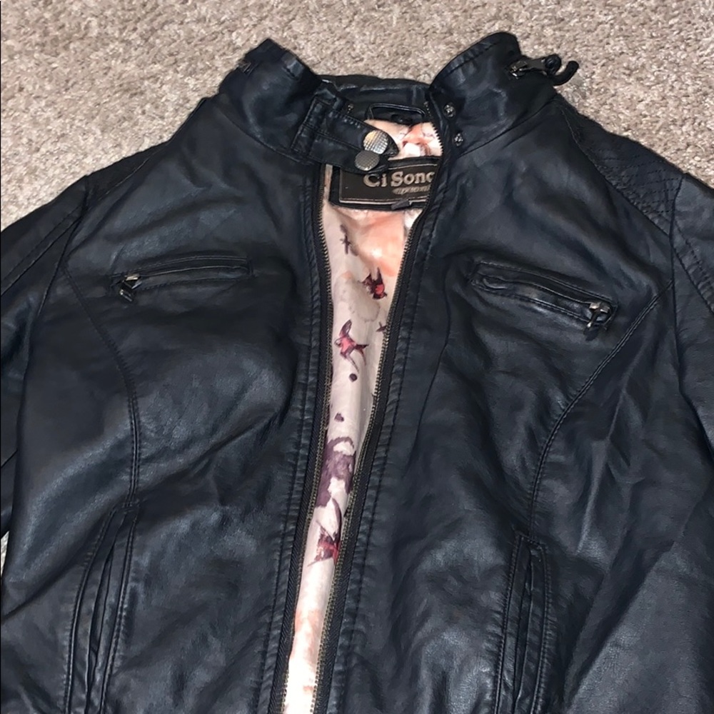 Leather jacket gentility used